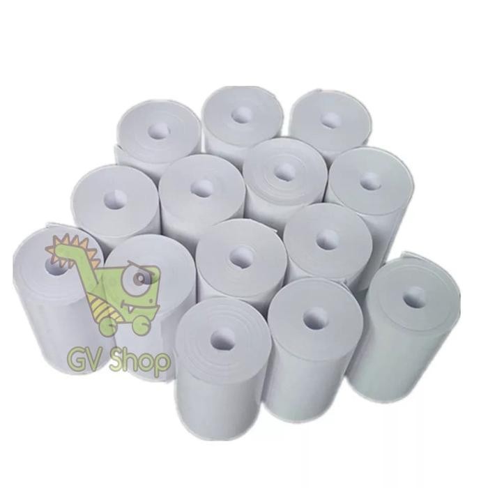 

Kertas Printer Thermal Kertas Struk Kasir 58X30Mm Isi 100 Roll