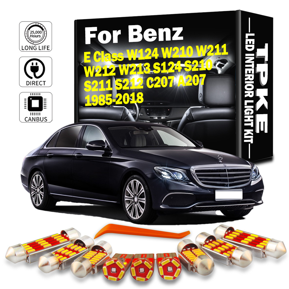 LED Bulbs Interior Light Kit For Mercedes Benz E Class W124 W210 W211