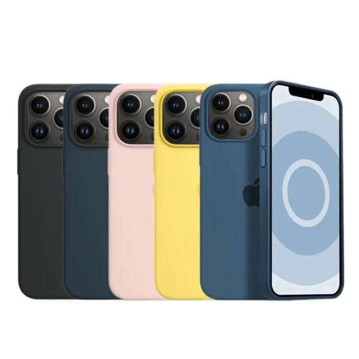 Silicone Case iPhone 13 Pro Max Mini With Magsafe Casing (Animation)