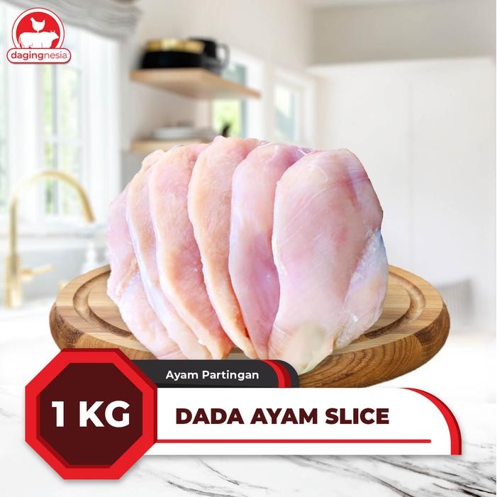 

Pilihan- Dada Ayam Slice / Sliced Chicken Breast Premium Quality - 1Kg