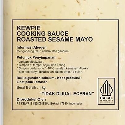 

Kewpie Cooking Sauce Roasted Sesame Mayo 1 kg saus wijen sangrai campur mayonaise asli distributor
