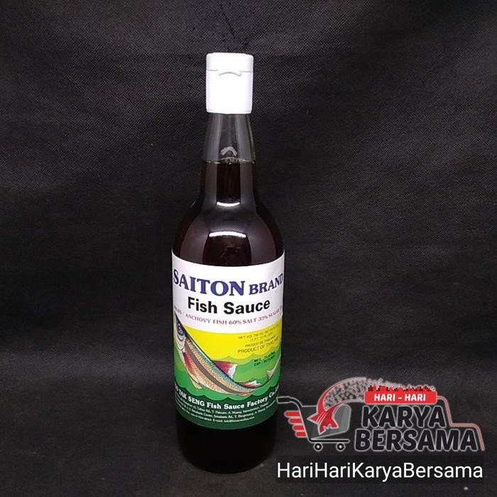 

DISKON SAITON BRAND FISH SAUCE 750ML READY STOCK