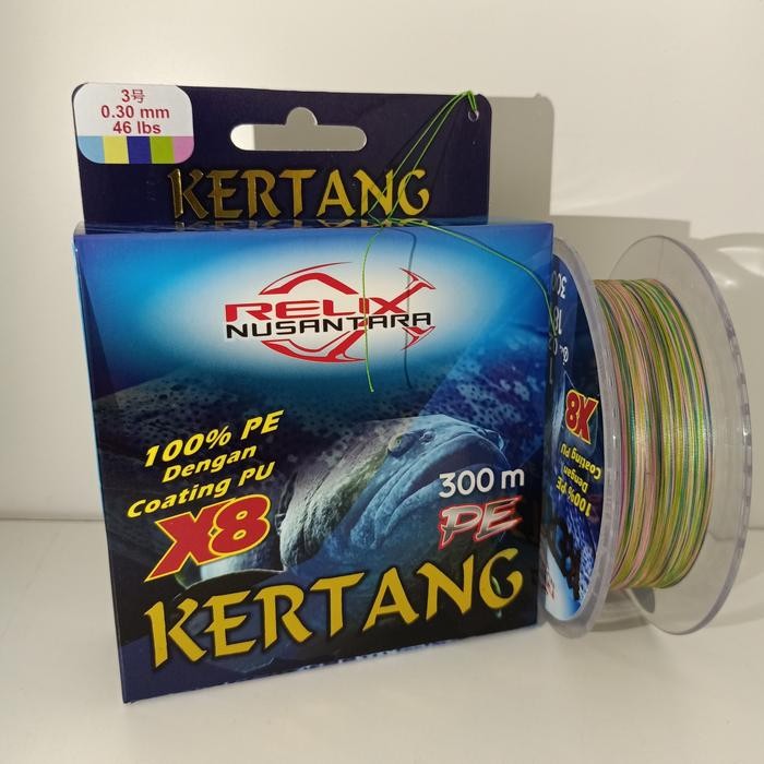 Terbaik Senar Relix Kertang X8 Pe 3 300M 100% Ori
