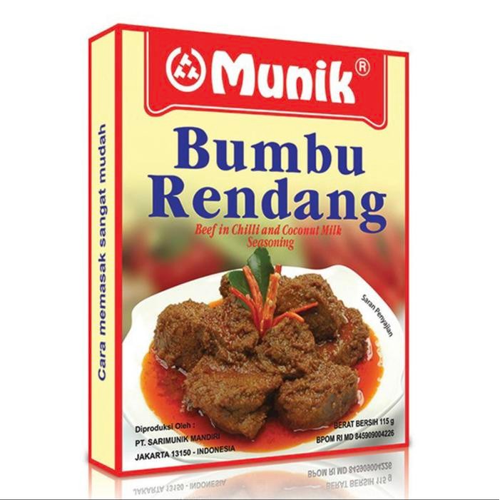 

Stok Baru Aneka Bumbu Masak Munik Empal Rendang Nasi Goreng Soto Betawi Rawon