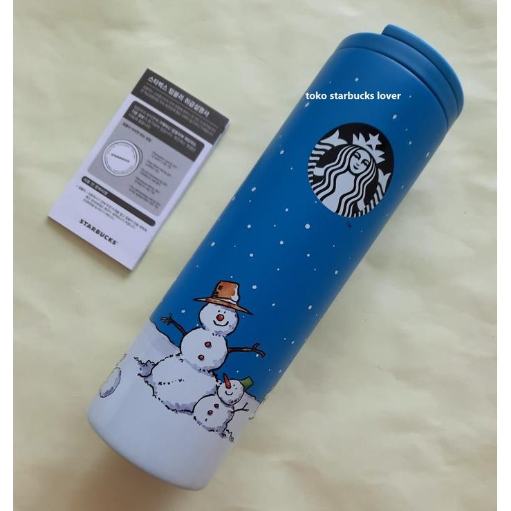 Starbucks Tumbler Troy Grande Korea Snowman