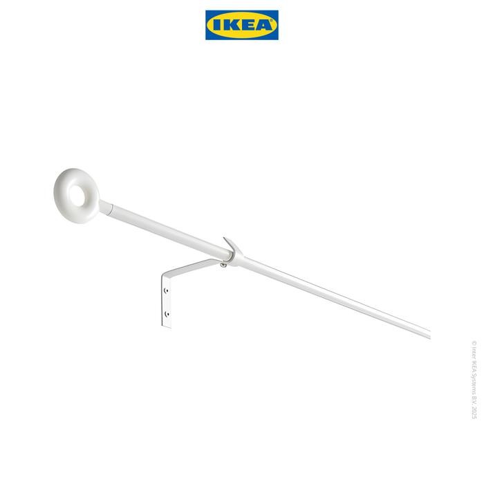 Pilihan- Ikea Irja Set Rel Batang Gorden Putih 140Cm