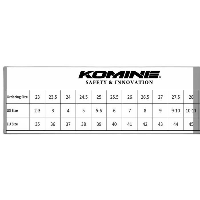 SEPATU TOURING KOMINE SB-90 SHOES BLACK