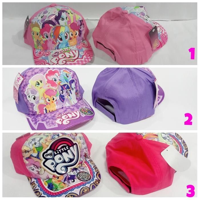 Pilihan- Topi Anak Perempuan My Little Pony / Topi Anak Cewek Kuda Poni Lucu