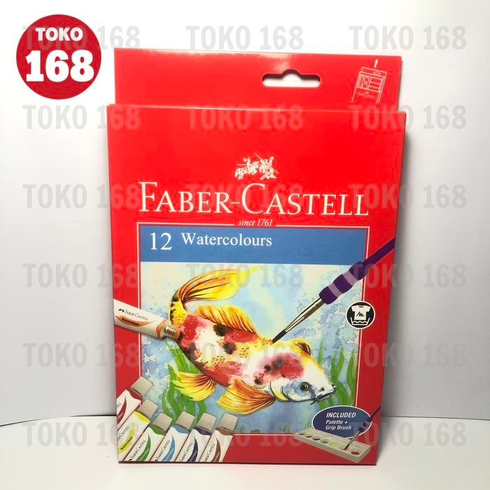 

Bisa E-Katalog! Faber Castell Cat Air/Watercolor Paint 12 Warna 12 Ml 121004N (Set)