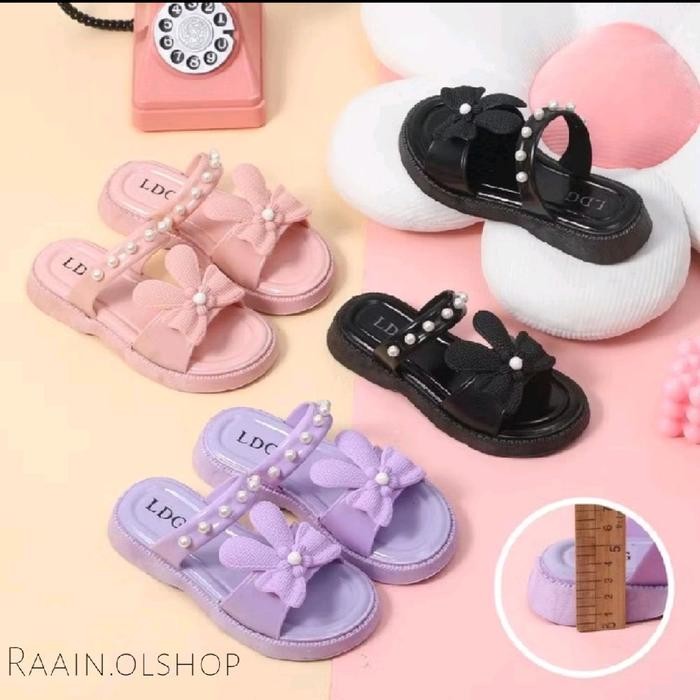 Pilihan- Sandal/Slop Ldg Fashion Import Anak Perempuan Sandal Slip-On Anak Wanita Sendal Karet
