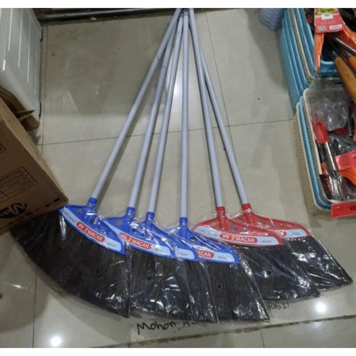 ORIGINAL Sapu Ijuk 2 Macan / Sapu Lantai 2 Macan READY STOCK