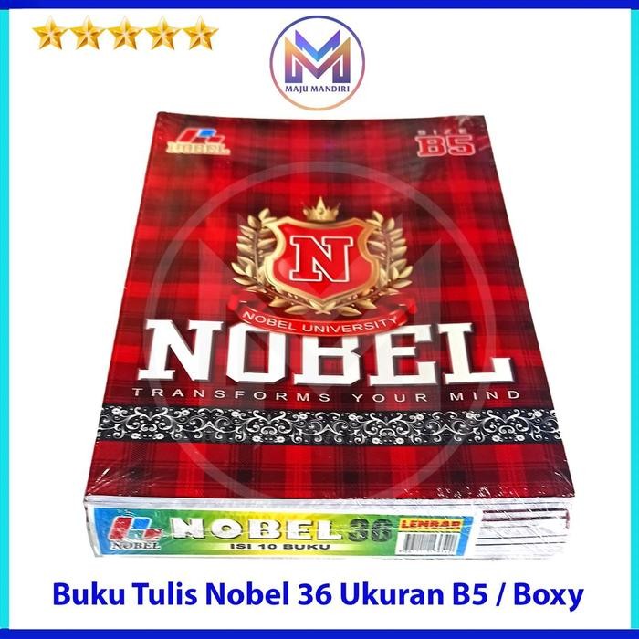 Pilihan- Buku Tulis Nobel Isi 36 Lembar Ukuran B5 / Boxy Nobel 36