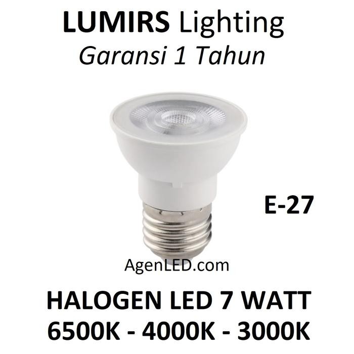New LUMIRS Lampu HALOGEN LED 7W COB E27 spot sorot 7 w watt 5 3 ULIR E 27