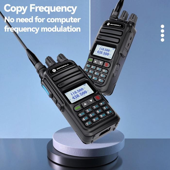 Pilihan- Ht Motorola 370S Walkie Talkie 15 Watt Radio Tahan Air Dan Kedap Debu