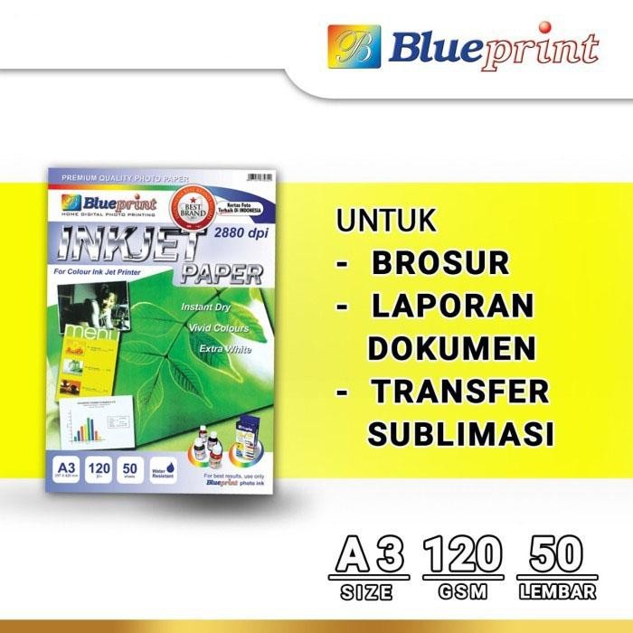 

Blueprint Inkjet Paper A3 BP-IPA3120