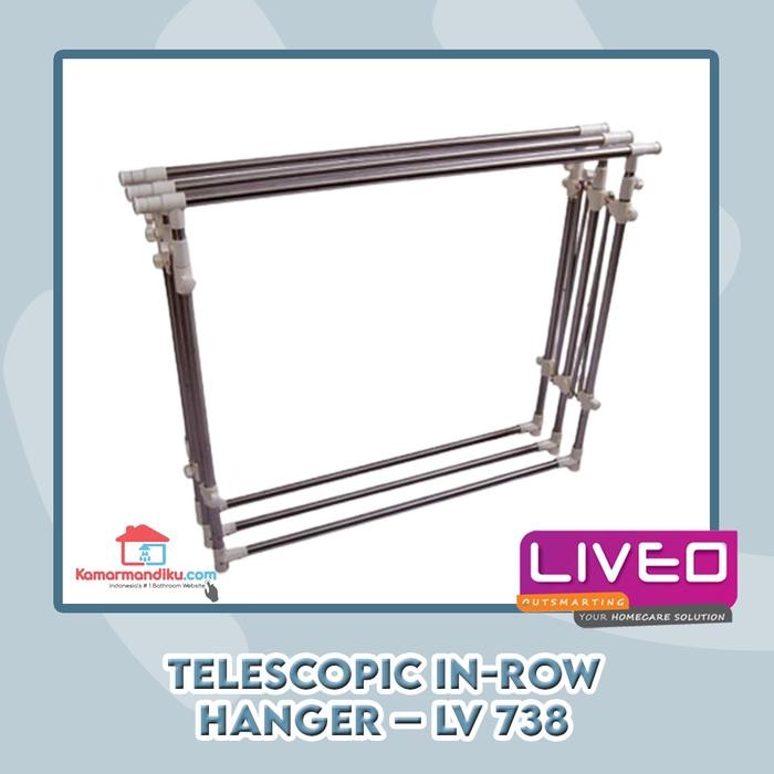 Jemuran Lantai Bisa di Lipat Liveo Lv 738 (New)