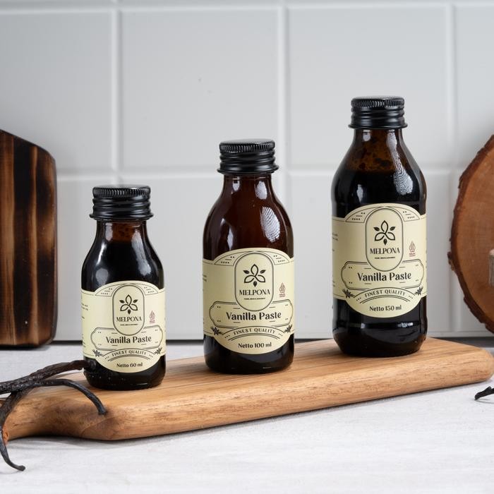 

Stok Baru Melpona Vanilla Paste Pasta Vanilla Murni Gourmet