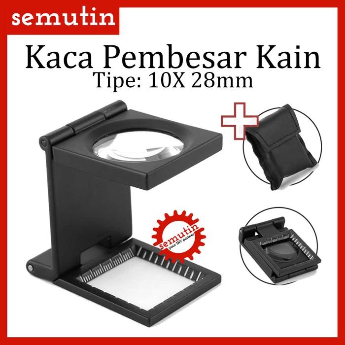 

SALE Kaca Pembesar Kain dan Percetakan 10X 28mm AG24 / Fabric and Printing Loupe / Magnifier
