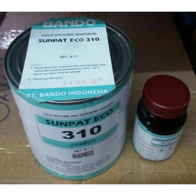 Ready Bando Sunpat Eco 310 Bando Hardener 305 Lem Karet Conveyor Material Lem Ramah Lingkungan