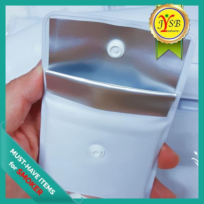 New Dompet Asbak Rokok / Portable Pocket Wallet Ashtray Fireproof PVC