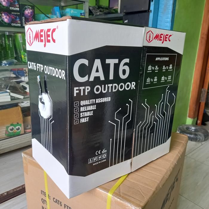 Kabel Lan Outdoor Cat6 Mejec 305Meter