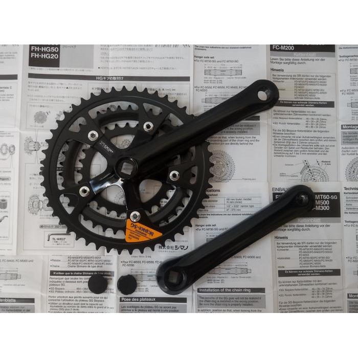 Ready CRANK SHIMANO EXAGE 400LX OVAL 48T 170MM JAPAN