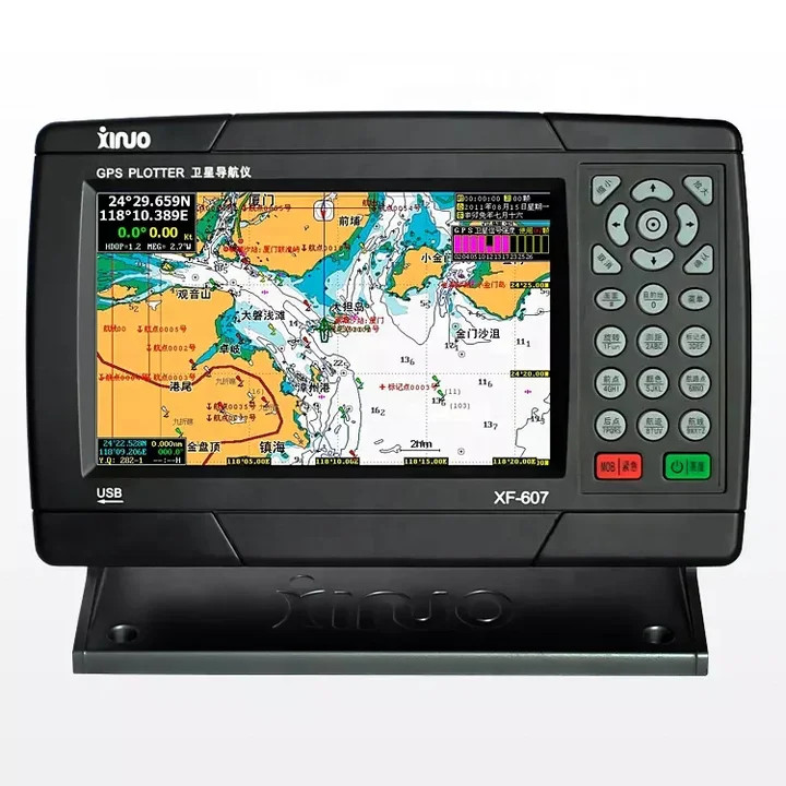 TERBARU xinuo XF-607B 7-Inch Marine electronics maritime navigation communication GNSS GPS chart plo