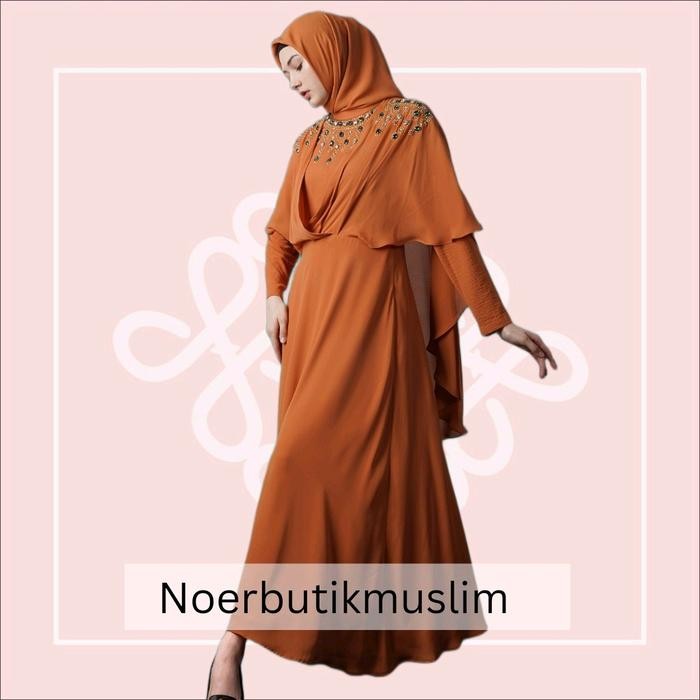 Hikmat fashion Original EA3495 abaya hikmat noerbutikmuslim