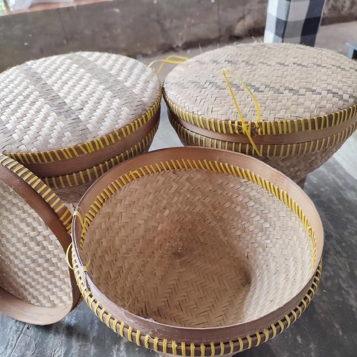 Wakul Bakul Ceting Tempat Nasi Anyaman Rotan Bambu Unik Murah - Kecil