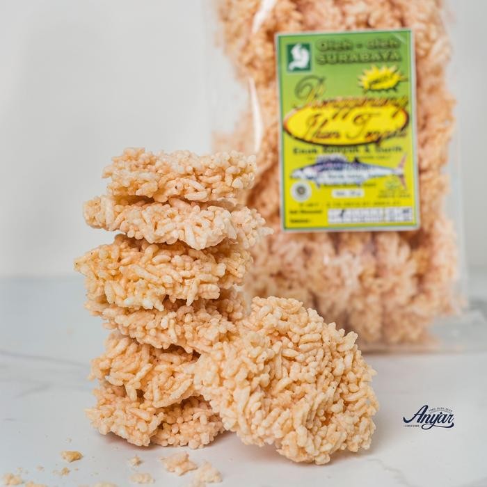 New RENGGINANG IKAN TENGGIRI KHAS OLEH OLEH SURABAYA @250GR