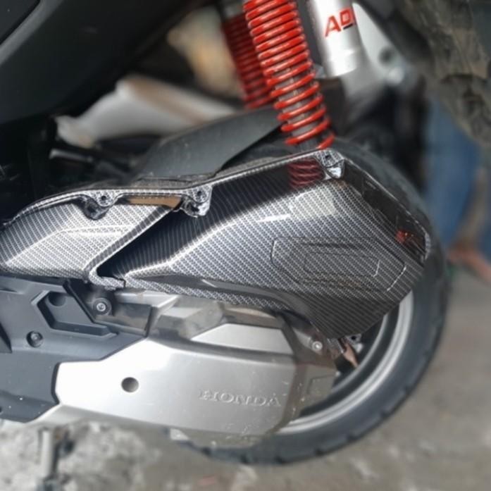 Murah Tutup Cover Radiator / Filter Hawa Adv150/Pcx150 Karbon 2Pcs Paketan Terlariss !!