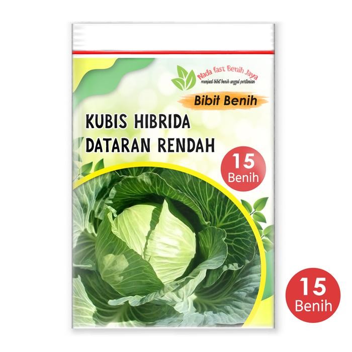 TERLARIS 15 biji Bibit Kubis hibrida F1 - benih sn Kubis Hibrida dataran rendah READY STOCK