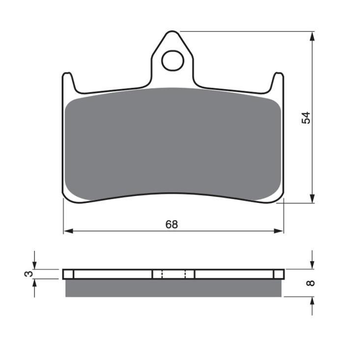 Termurah Kampas Rem Depan Honda Vfr Rvf 400 Vfr400 Rvf750 Sbp622 Terlariss 