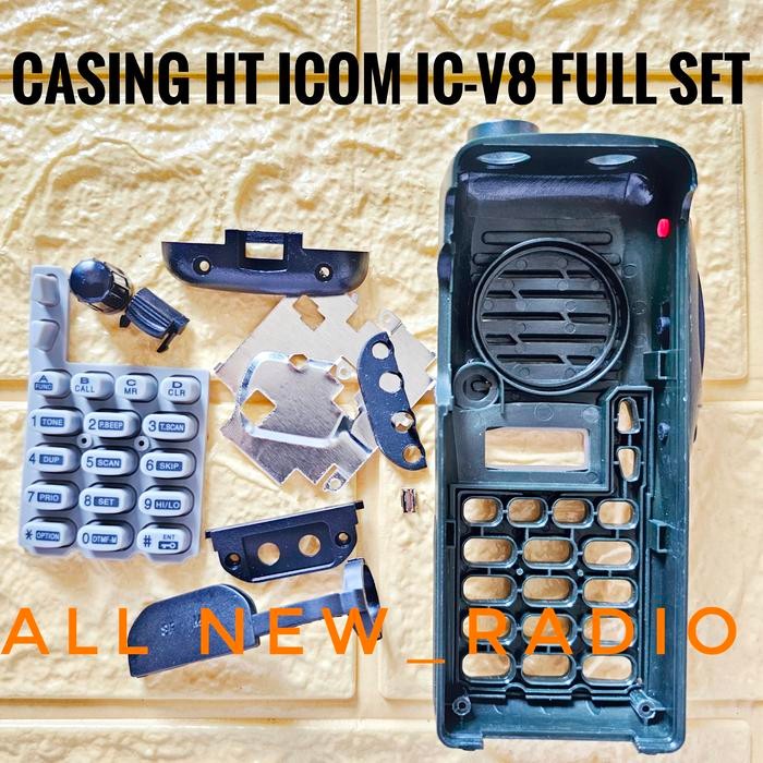 CASING HT ICOM V8 KOMPLIT KEYPAD CASING BODY HT ICOM IC V8 FULL SET