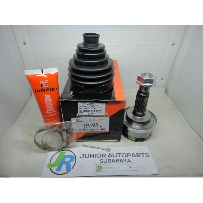 CV JOINT LUAR TOYOTA STARLET EP80 1.0'8 BRINTON