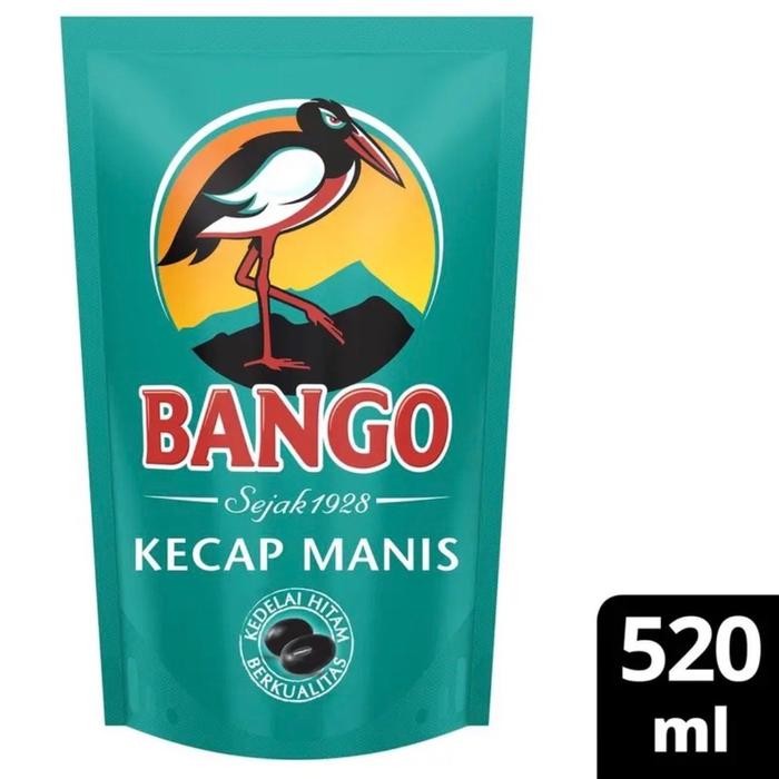 Bango Kecap Manis Refill 520ml [12pcs / 1dus]