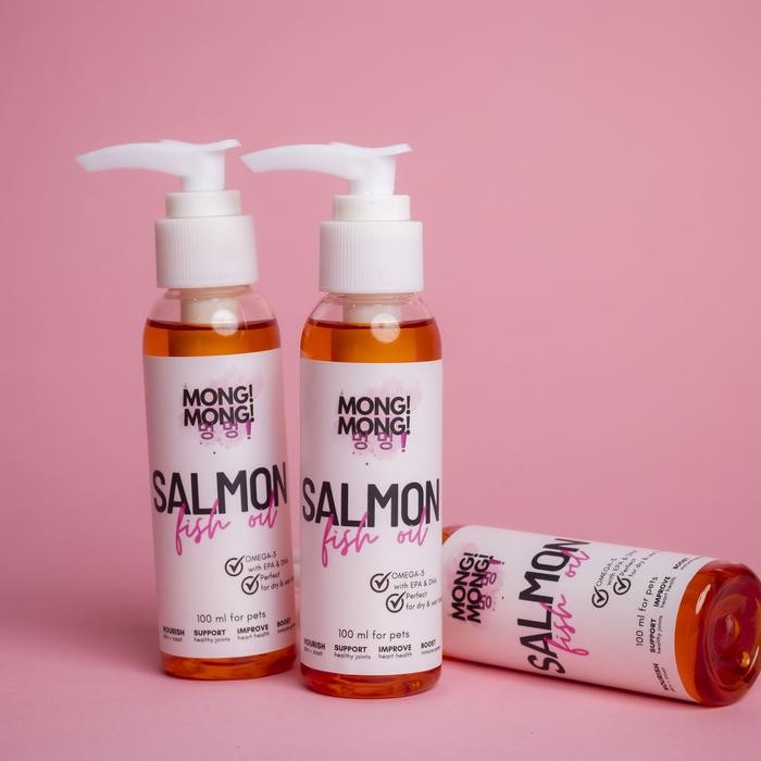 MONGMONG Salmon FIsh Oil / Minyak Ikan Salmon untuk anjing kucing
