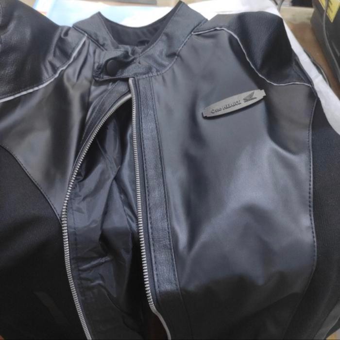 Bikers Leather Jaket Honda One Heart