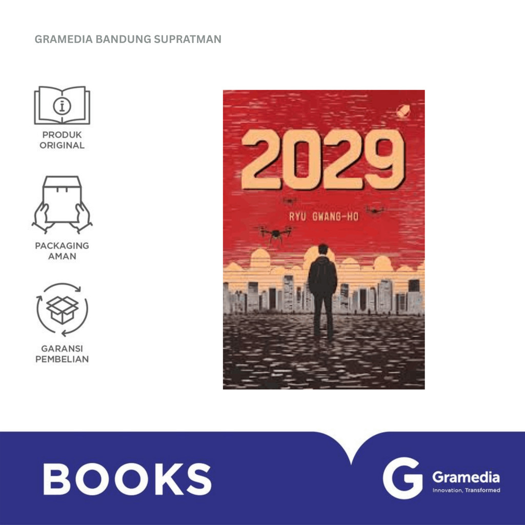Gramedia Bandung Supratman | Buku Novel 2029 | Buku Novel Best Seller | Buku Novel Original Gramedia