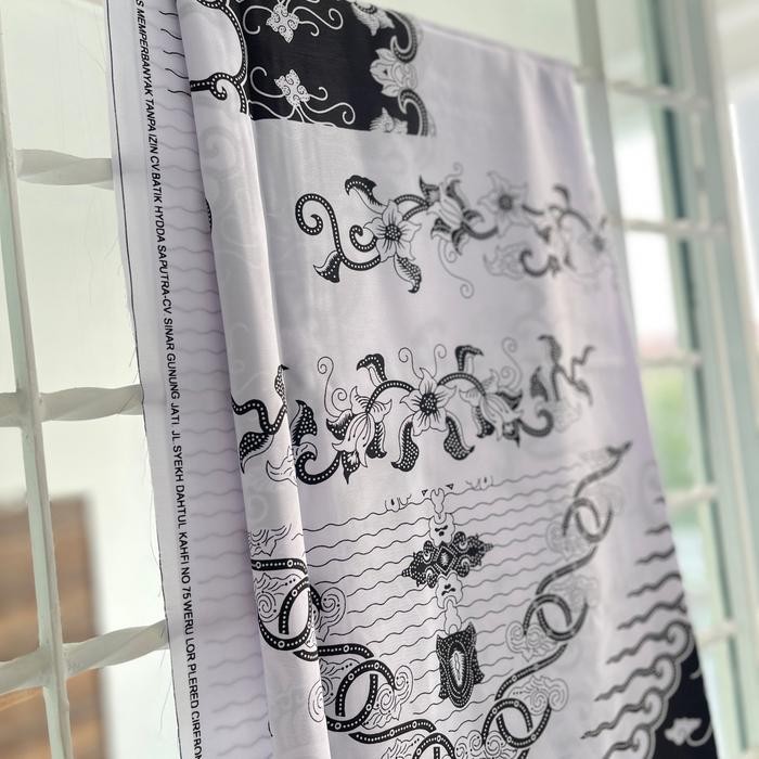 KAIN BATIK ORIGINAL PGRI - MOTIF PGRI - BATIK PUTIH PGRI MOTIF - BSY BATIK PGRI- BAHAN KAIN BATIK