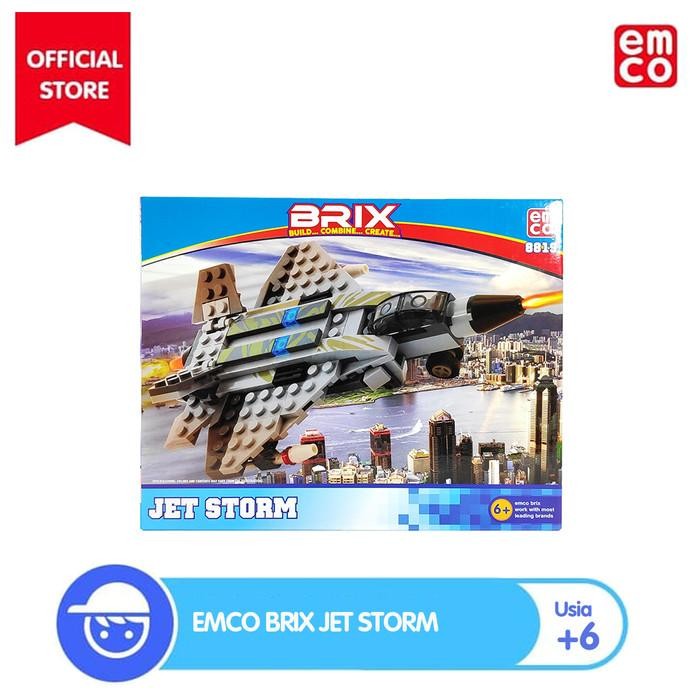 Mainan Emco Brix Jet Storm