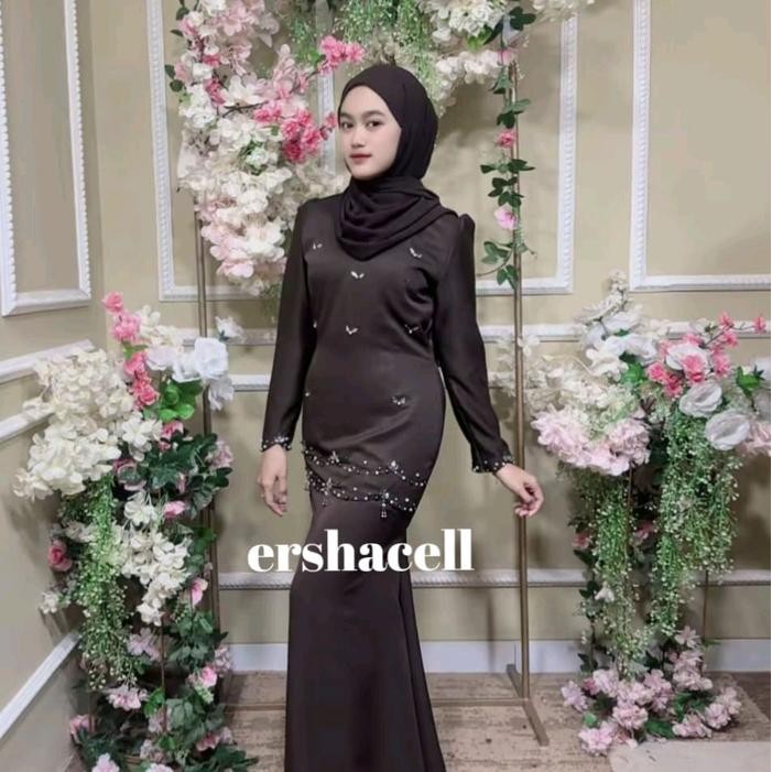 ug5s- Nafila Dress Model Terbaru Rok Model Putri Duyung, Cocok Untuk Kondangan Pesta Lamaran