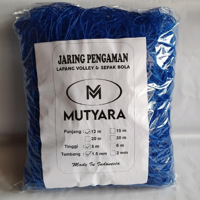 jaring penghalang lapangan voli dan sepak bola 5x12 1,5mm