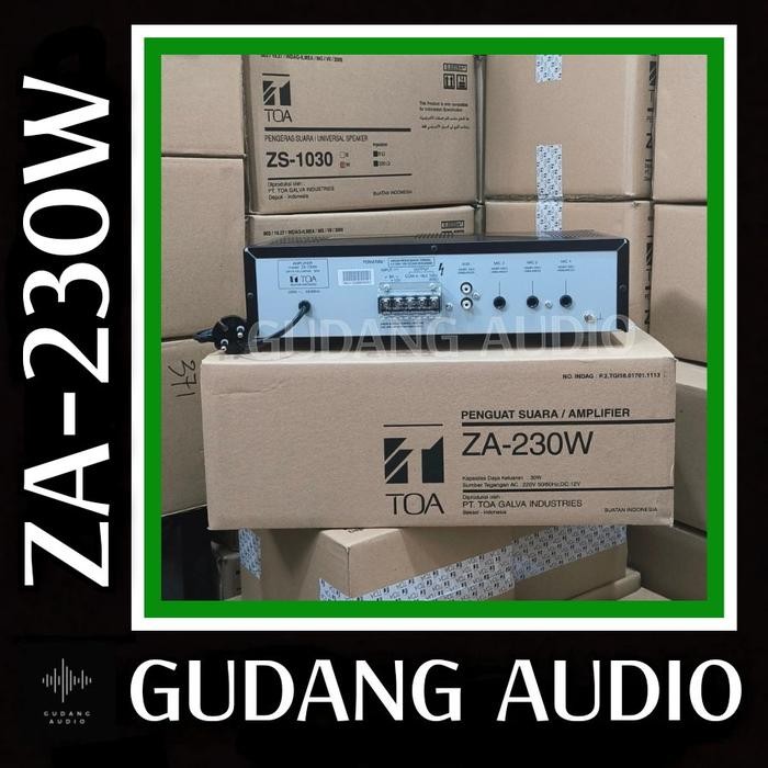 Power xer Amplifier Toa Masjid Mushola ZA-230 (30watt) Garansi
