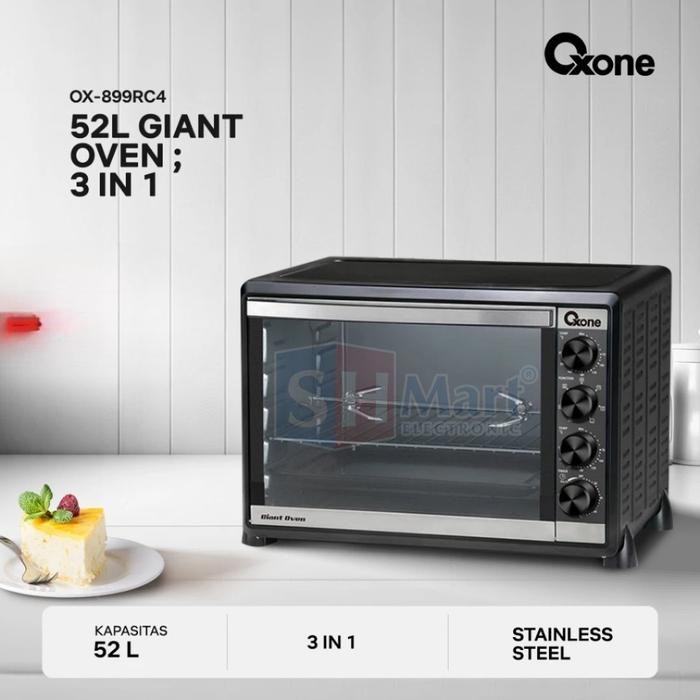 OVEN LISTRIK OXONE OX-899RC Giant 52 Liter (Medan)