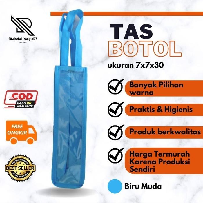 r05n- Tas Mika Botol Tebal 0.3/Tas Madu Kombinasi Mika Tebal/Tas Mika Tumbler/Tas Botol