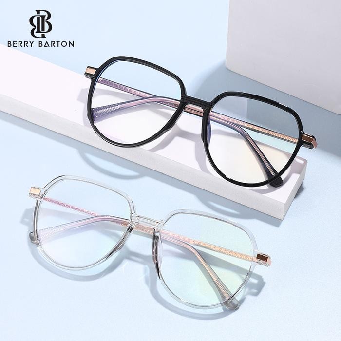 rb8j- Kacamata Square Modern Bisa Minus Photocromic Blueray 270-1