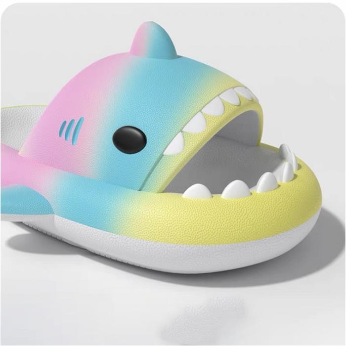 cdi5- Starlight Sandal Hiu Kids Dewasa Sandal Baby Shark Gradiasi Rainbow Baby Shark Anak