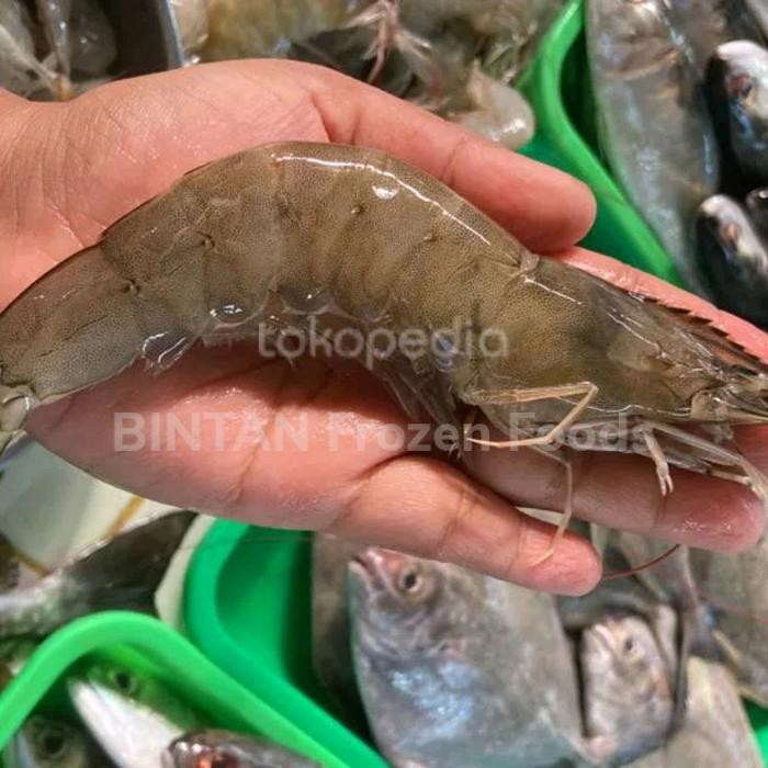 Instanbisa- Udang Vaname Besar Segar Fresh 1 Kg - Bisa Dikupas Bersih Sisakan Ekor Buang Kepala