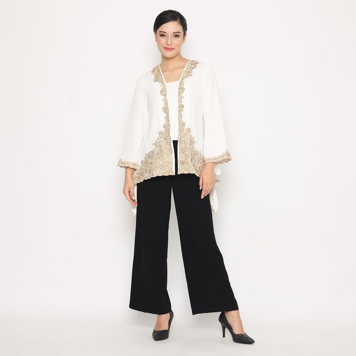 TERMURAH Lyne halim Blouse Batwing BW Kutubaru , 3129 Big size Baju Bordir Atasan Kebaya Wanita